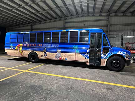 Galveston ISD bus wrap project placeholder